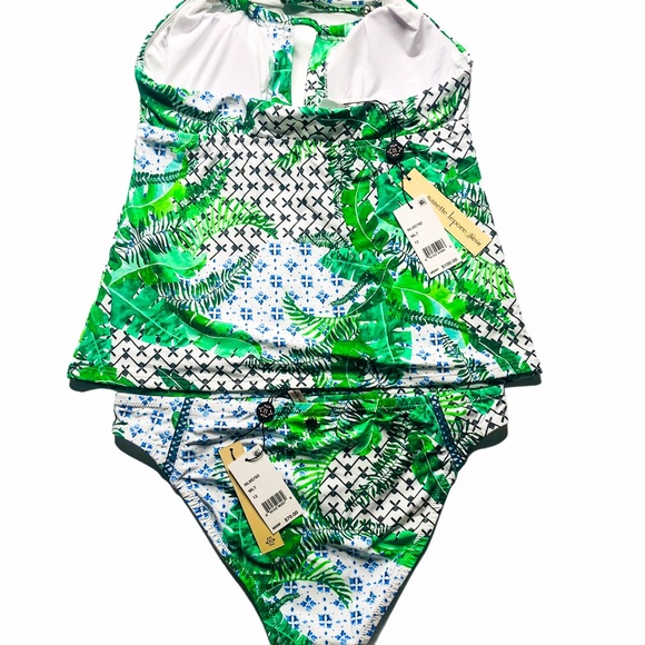 Nanette Lepore Swim NWT Palm Patchwork Bikini 12 - Picture 6 of 16
